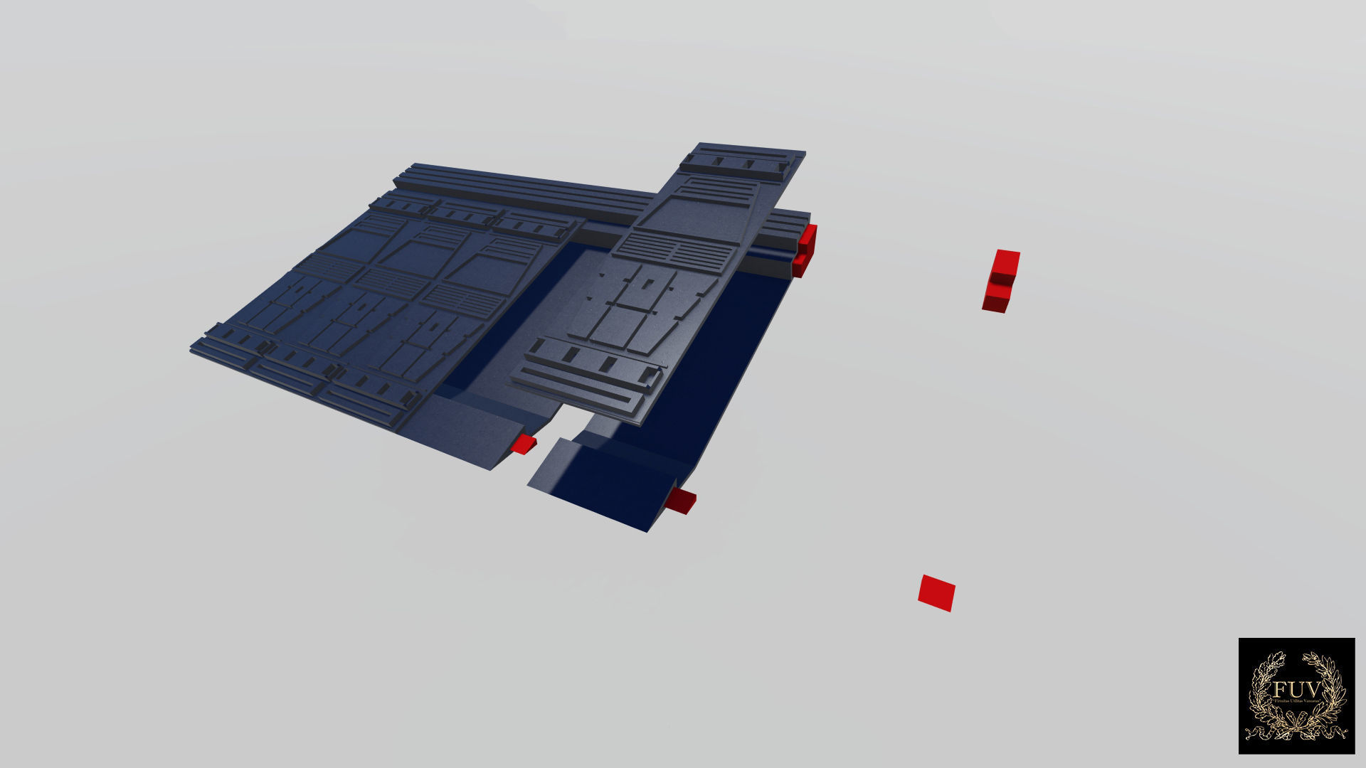 MANDALORIAN IMPERIAL SHIP INTERIOR MODULAR DIORAMA 3D print model_22