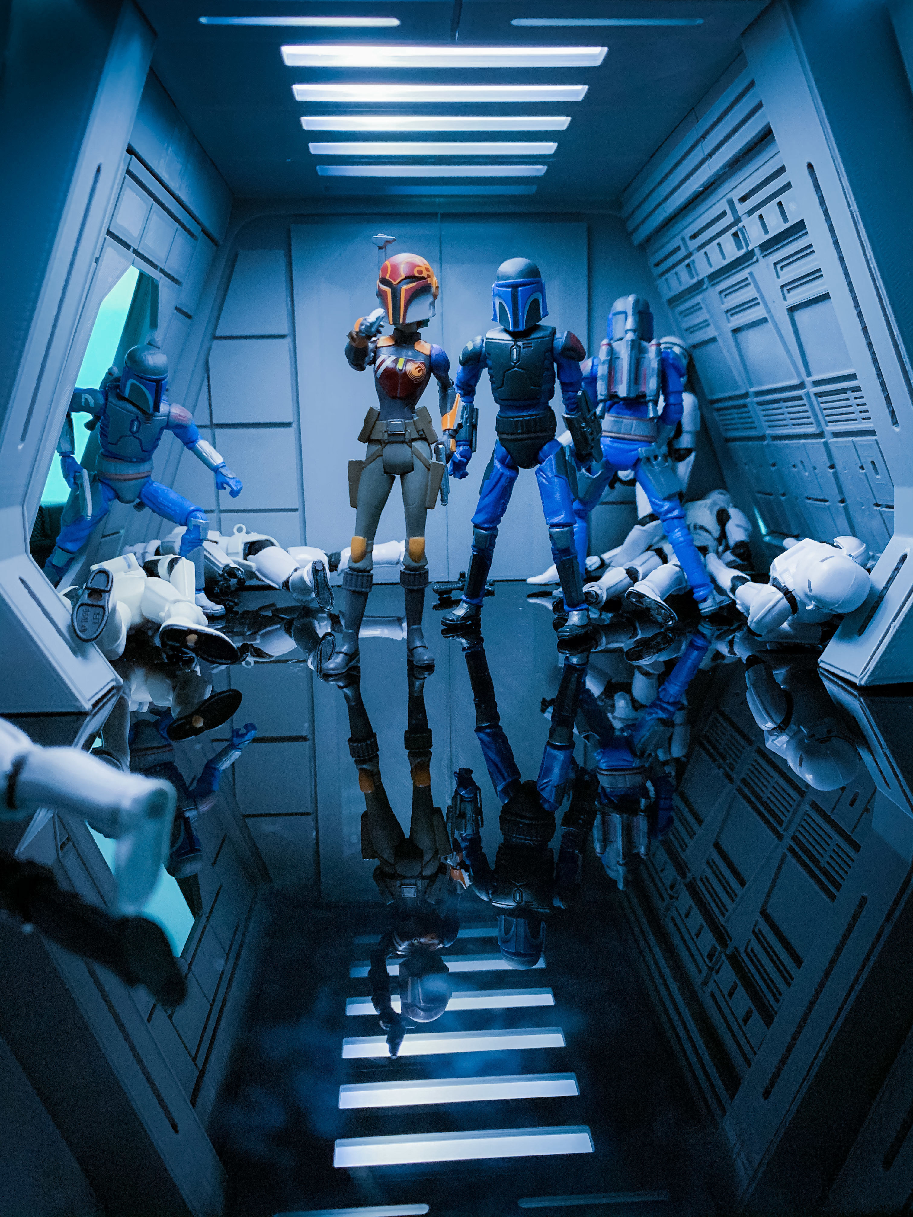 MANDALORIAN IMPERIAL SHIP INTERIOR MODULAR DIORAMA 3D print model_24