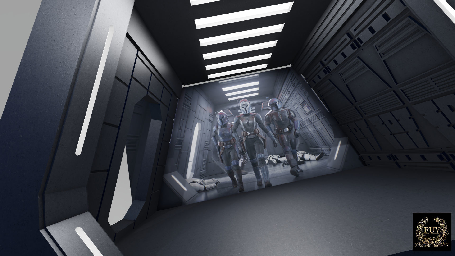 MANDALORIAN IMPERIAL SHIP INTERIOR MODULAR DIORAMA 3D print model_14