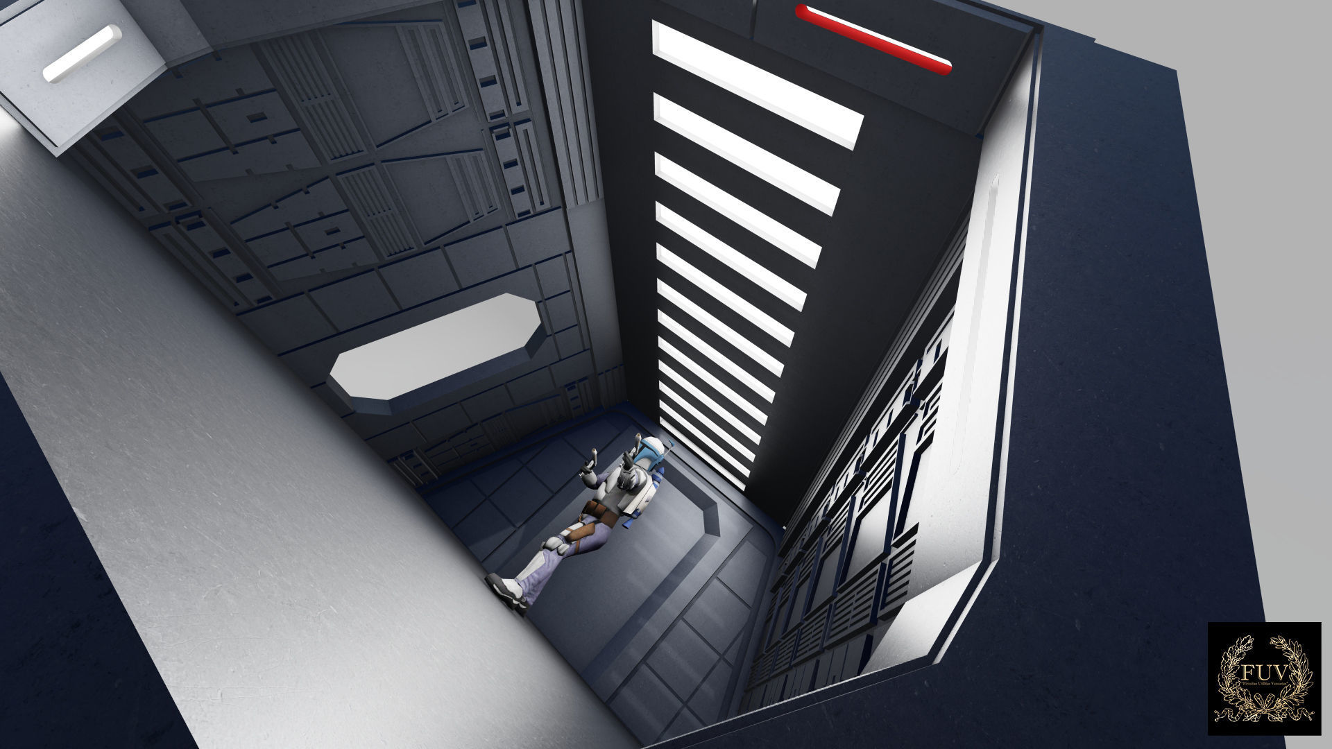 MANDALORIAN IMPERIAL SHIP INTERIOR MODULAR DIORAMA 3D print model_17