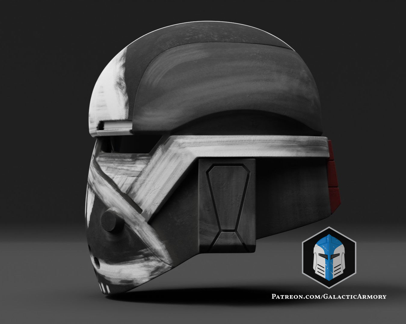 Bad Batch Wrecker Helmet 3D print model_3