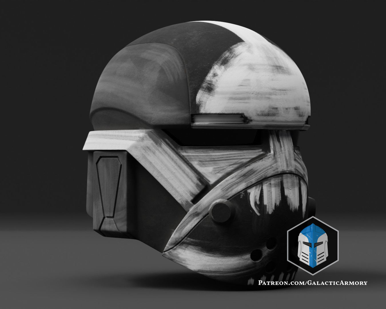Bad Batch Wrecker Helmet 3D print model_4