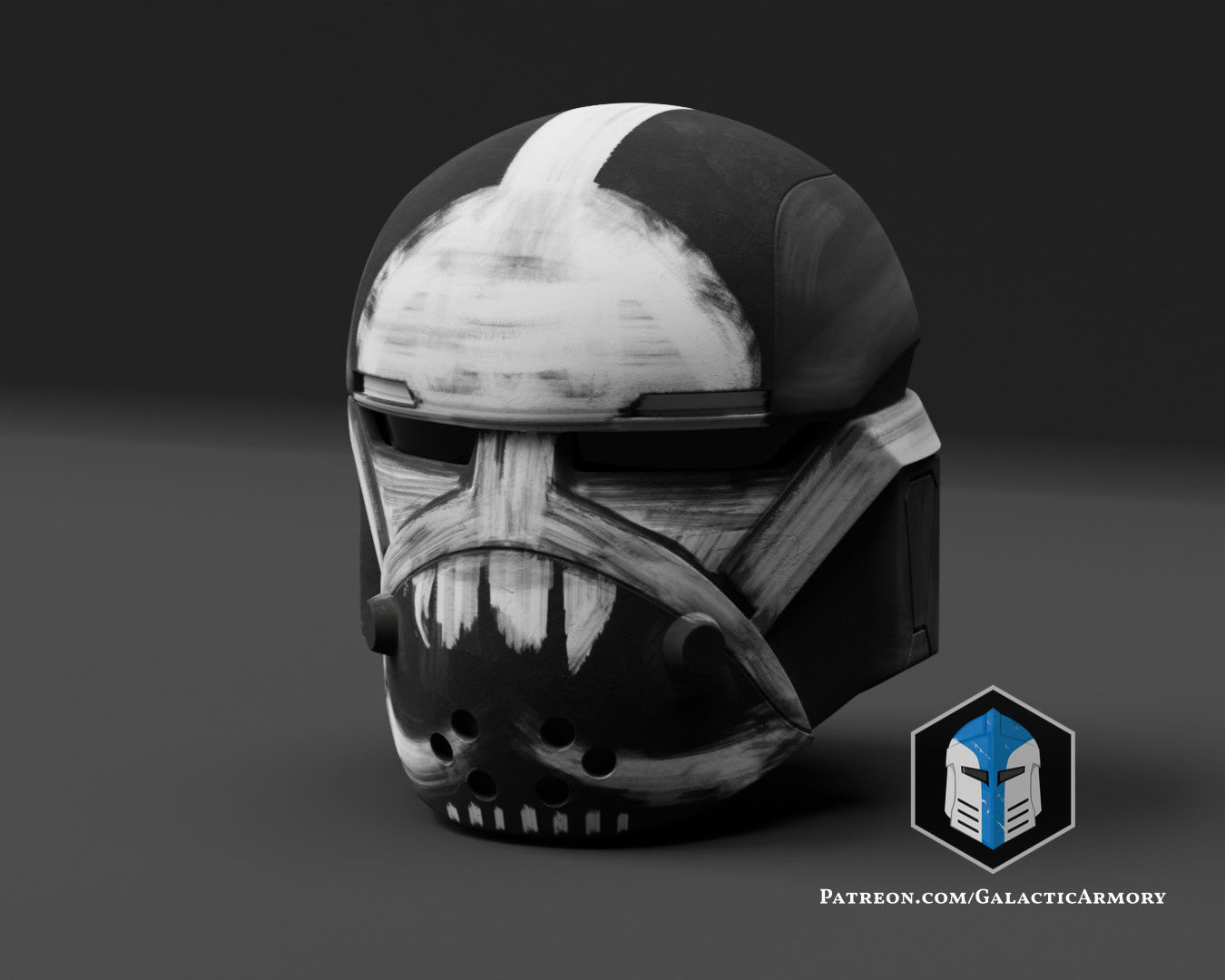 Bad Batch Wrecker Helmet 3D print model_1