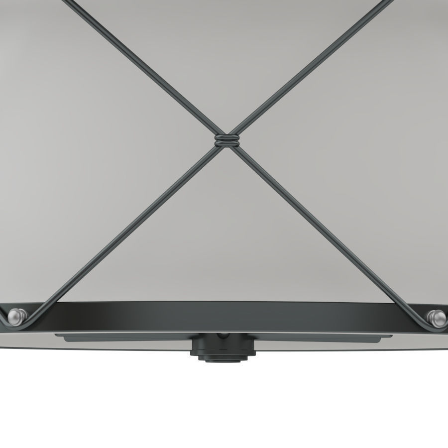 Tied Cage Drum Chandelier 3D model_3