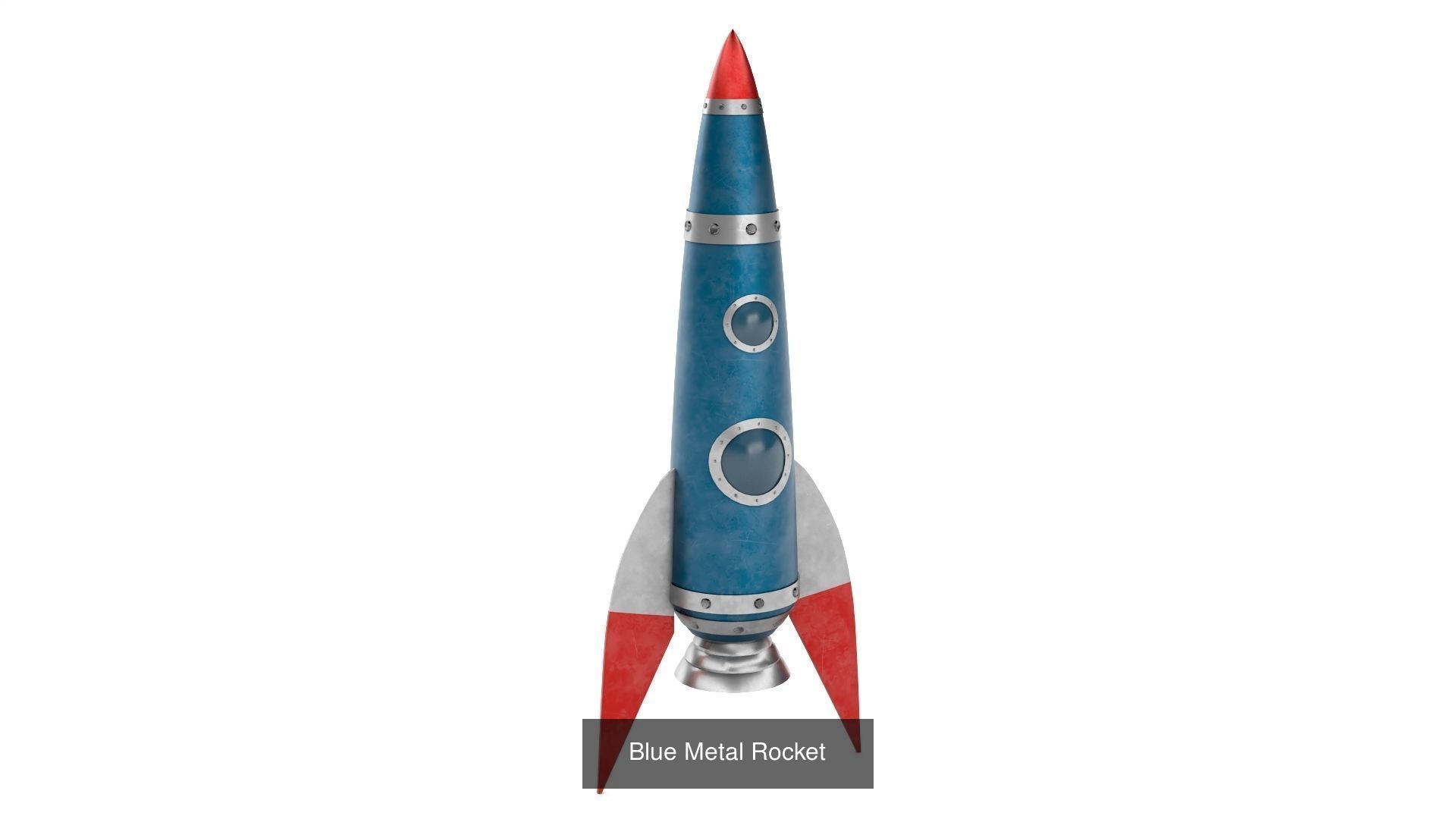 Toy rockets 3D Model Collection_7