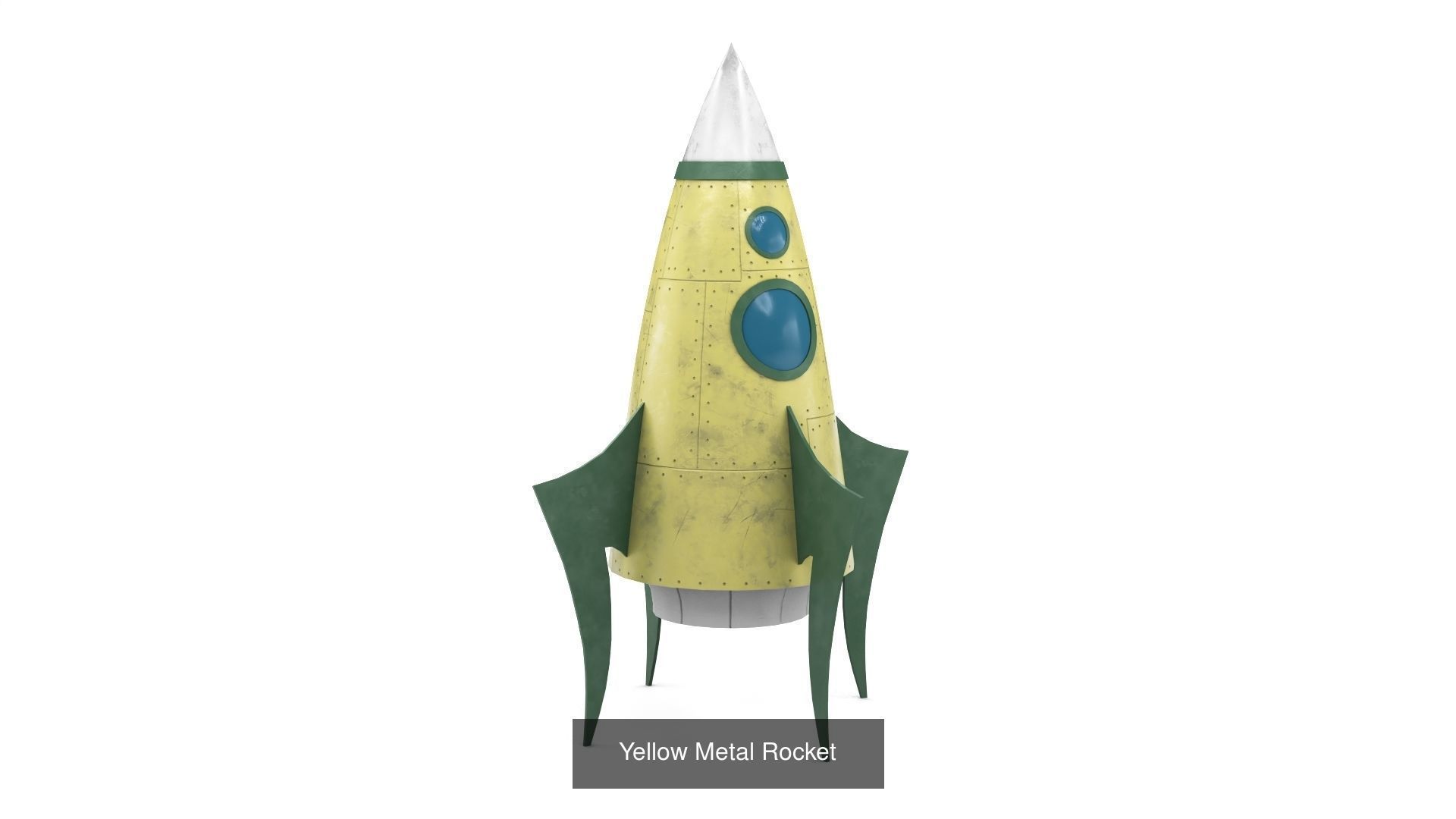 Toy rockets 3D Model Collection_1