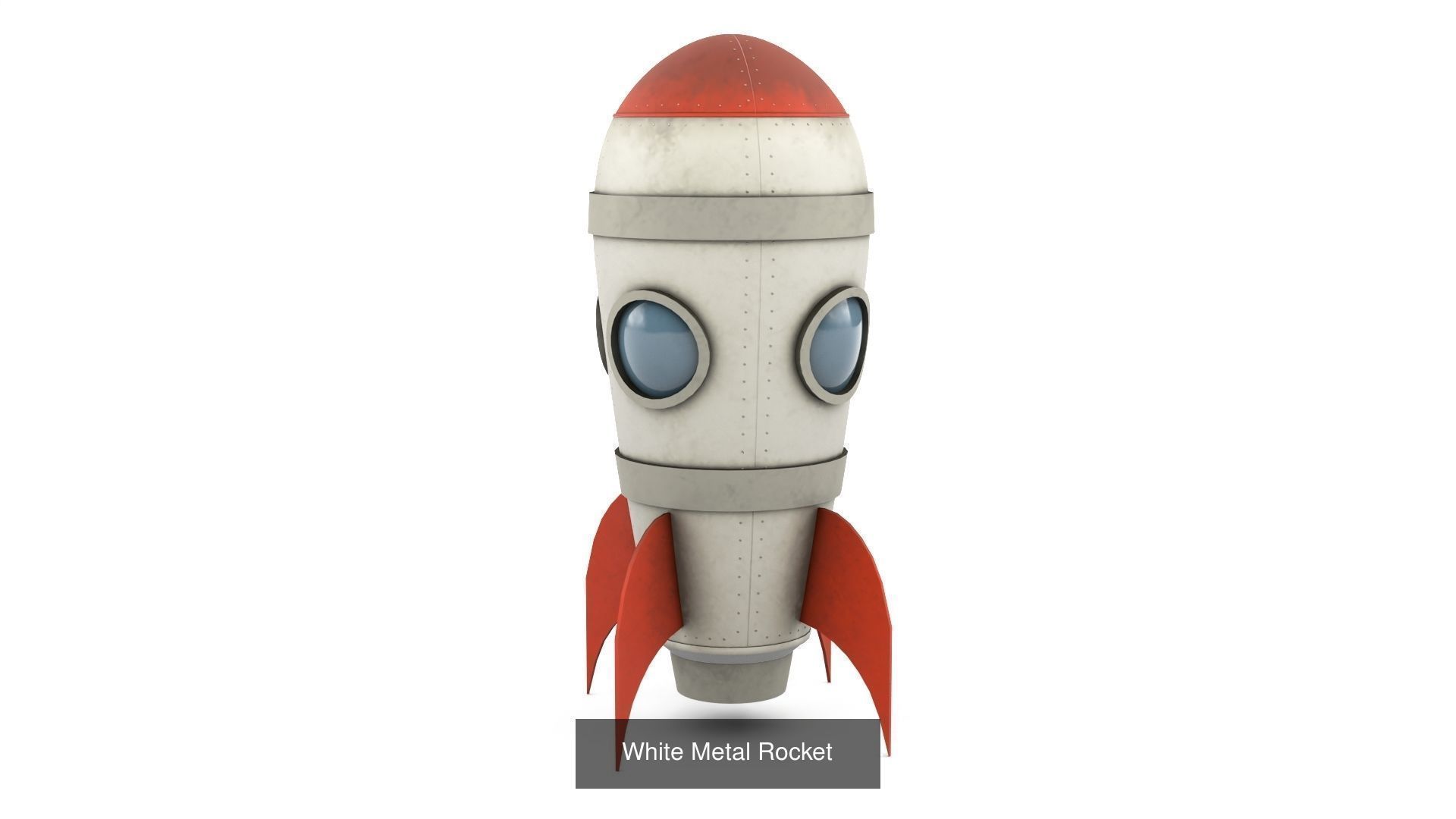 Toy rockets 3D Model Collection_5