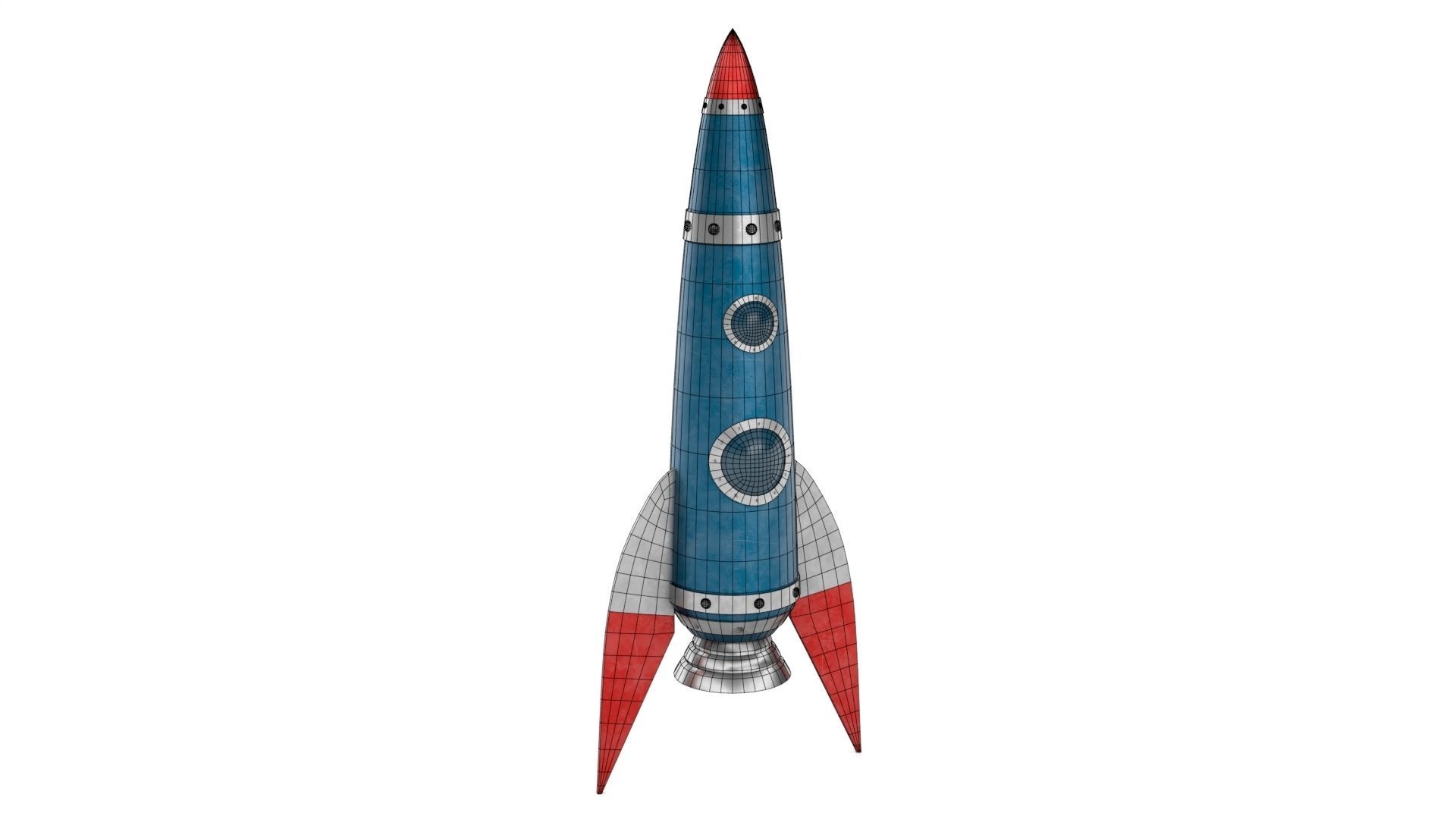Toy rockets 3D Model Collection_8
