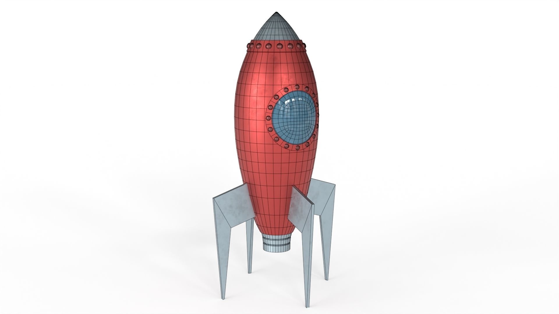 Toy rockets 3D Model Collection_12