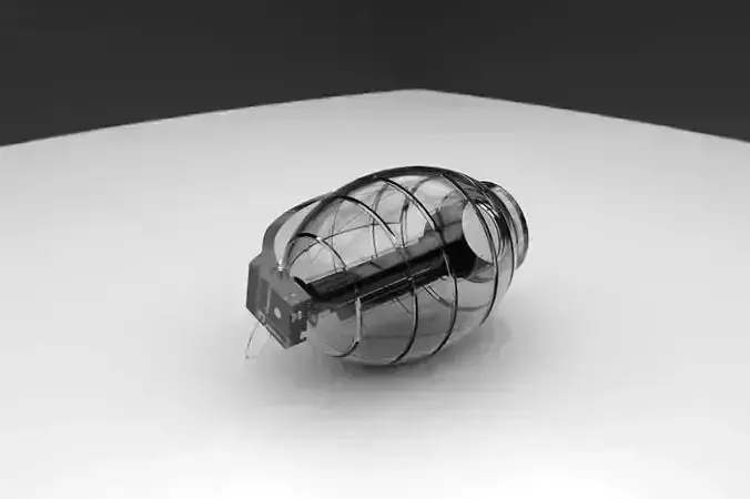 Grenade glass ball 3D print model