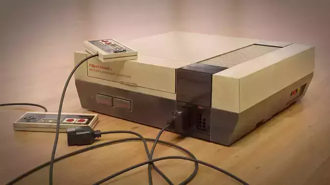 3D Nintendo Entertainment system NES 3D model