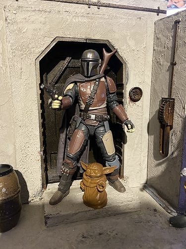 MANDALORIAN NEVARRO DIORAMA 3D print model