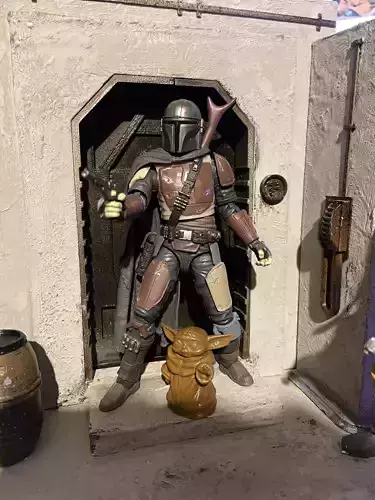 MANDALORIAN NEVARRO DIORAMA 3D print model