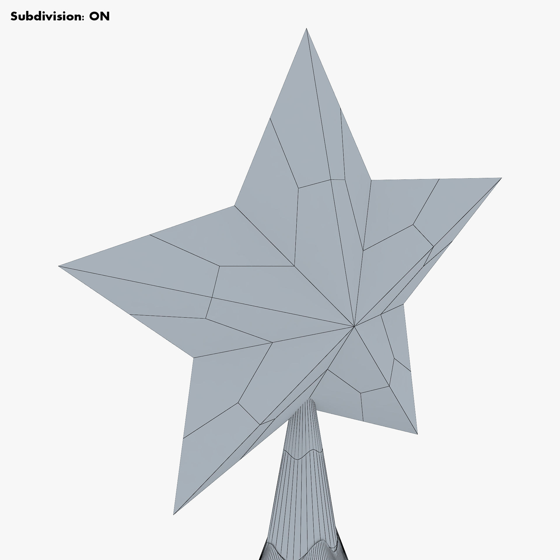 Christmas Tree Paper v 2 3D model_19