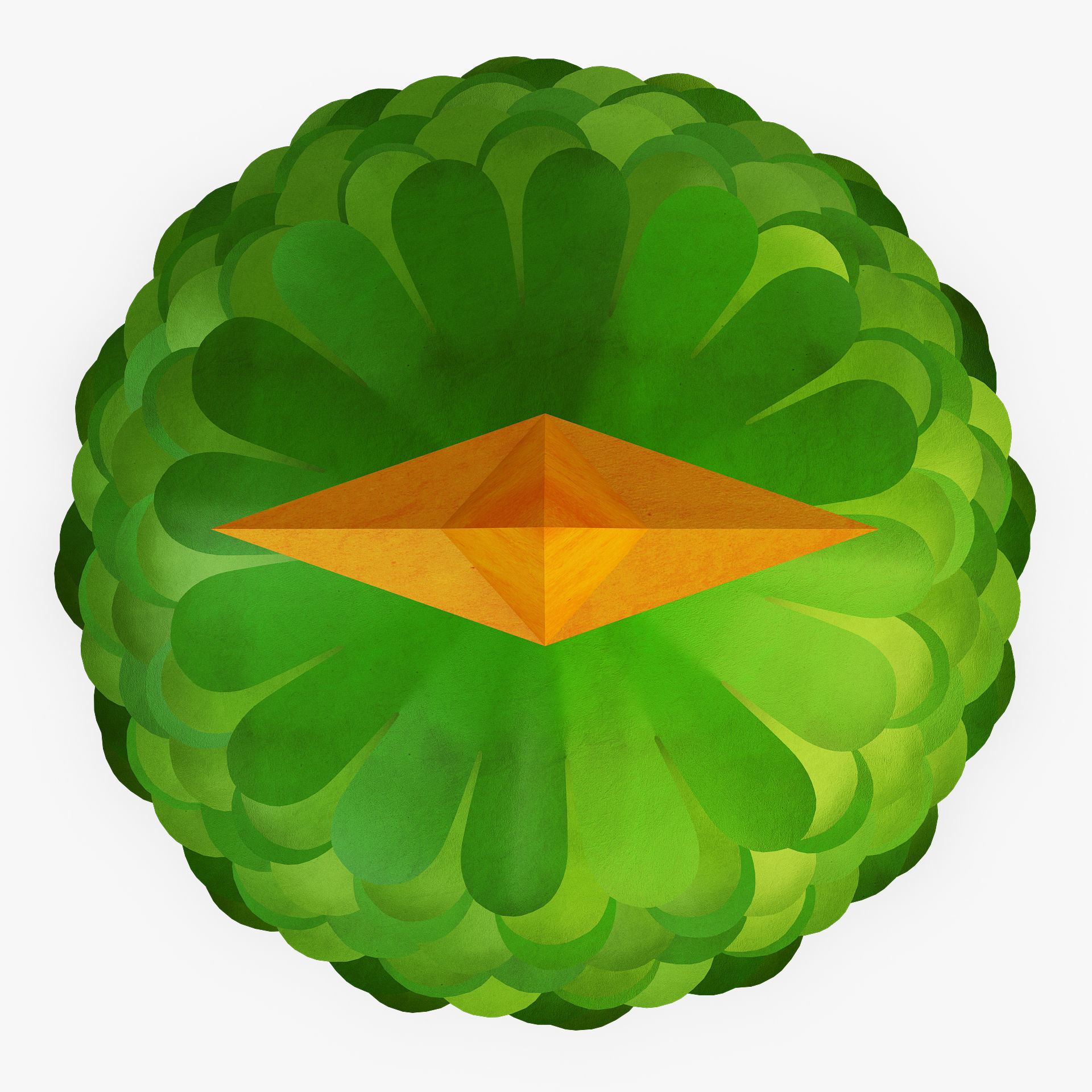 Christmas Tree Paper v 2 3D model_4