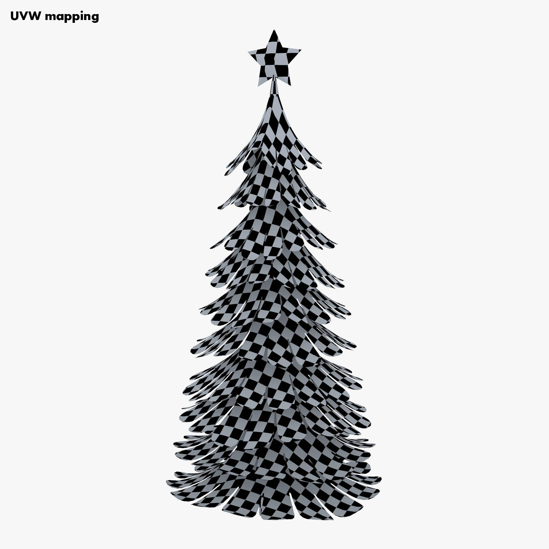 Christmas Tree Paper v 2 3D model_21