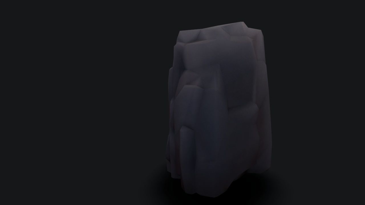 stylizedCliff cloak Low-poly 3D model_3