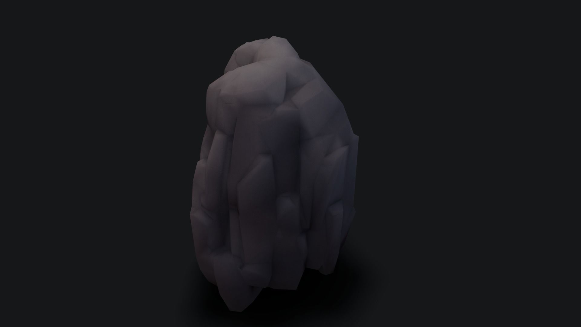 stylizedCliff cloak Low-poly 3D model_1