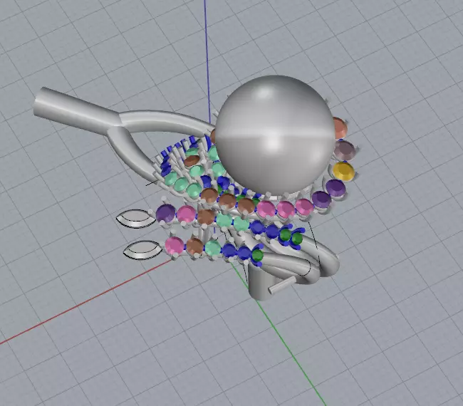 rings dialma -CG98 3D print model