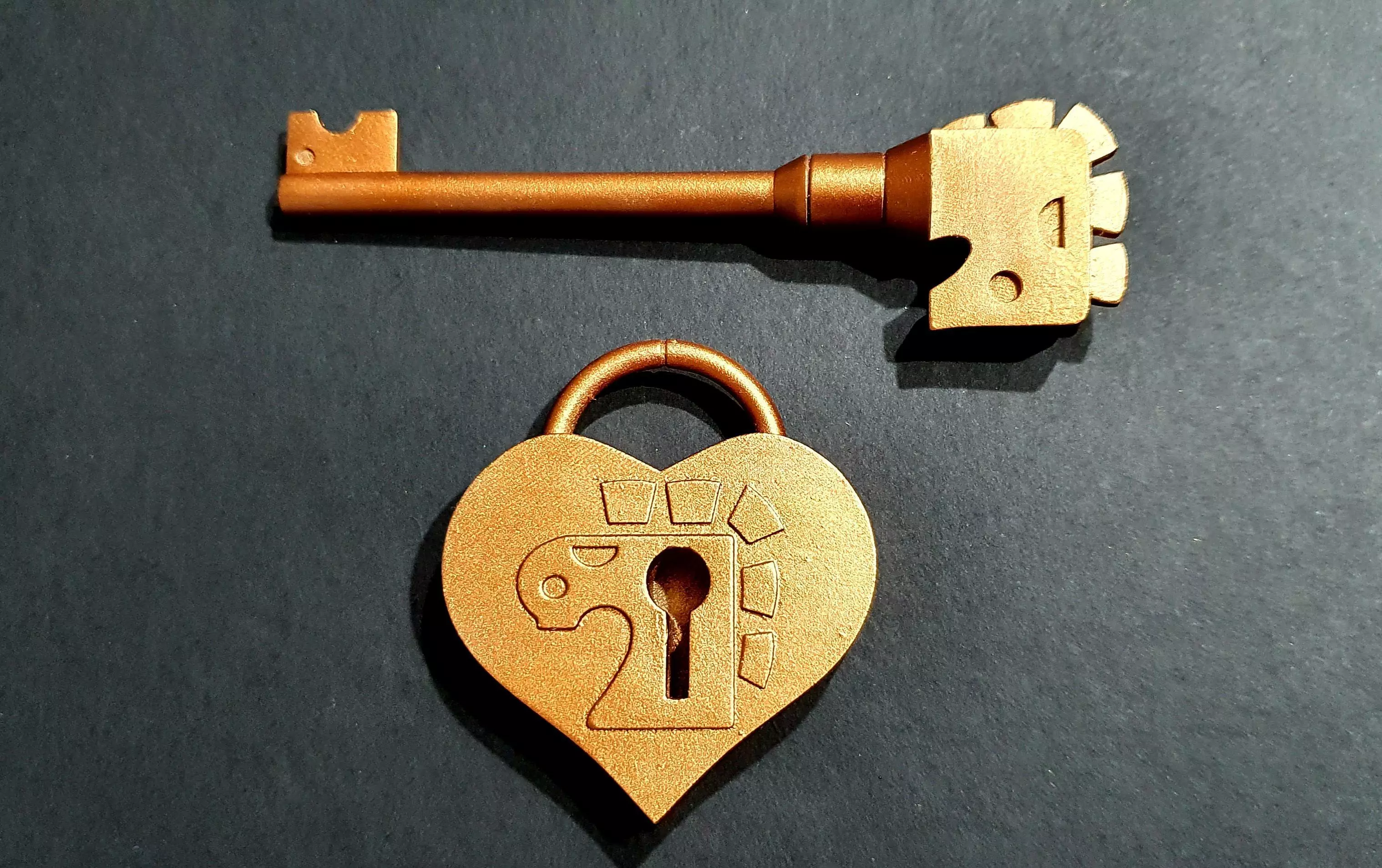 Kingstar Padlock Yattodetaman 3D print model