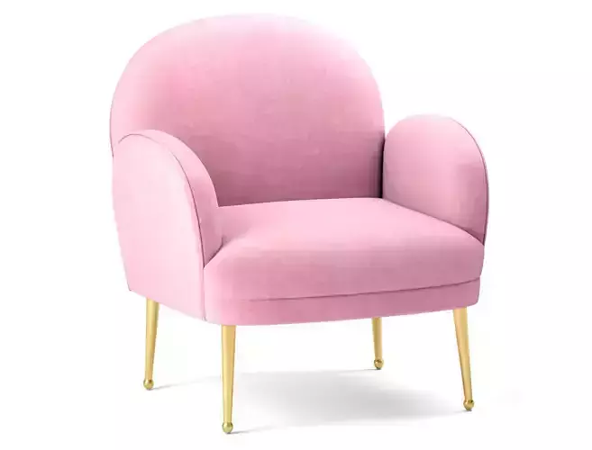 Gwen Mauve Velvet Chair