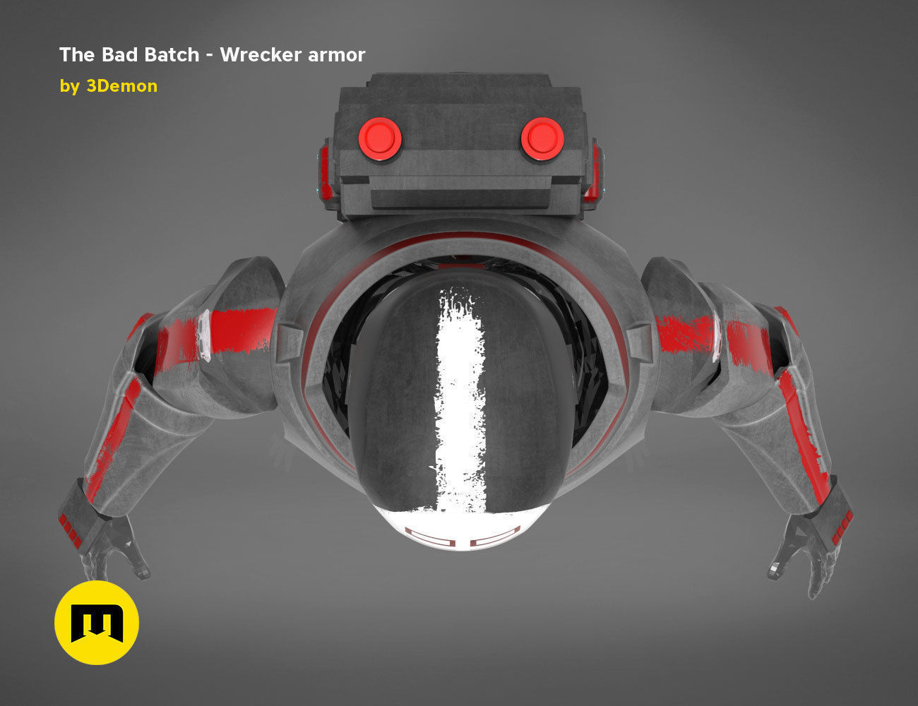 The Bad Batch Wrecker armor 3D print model_6