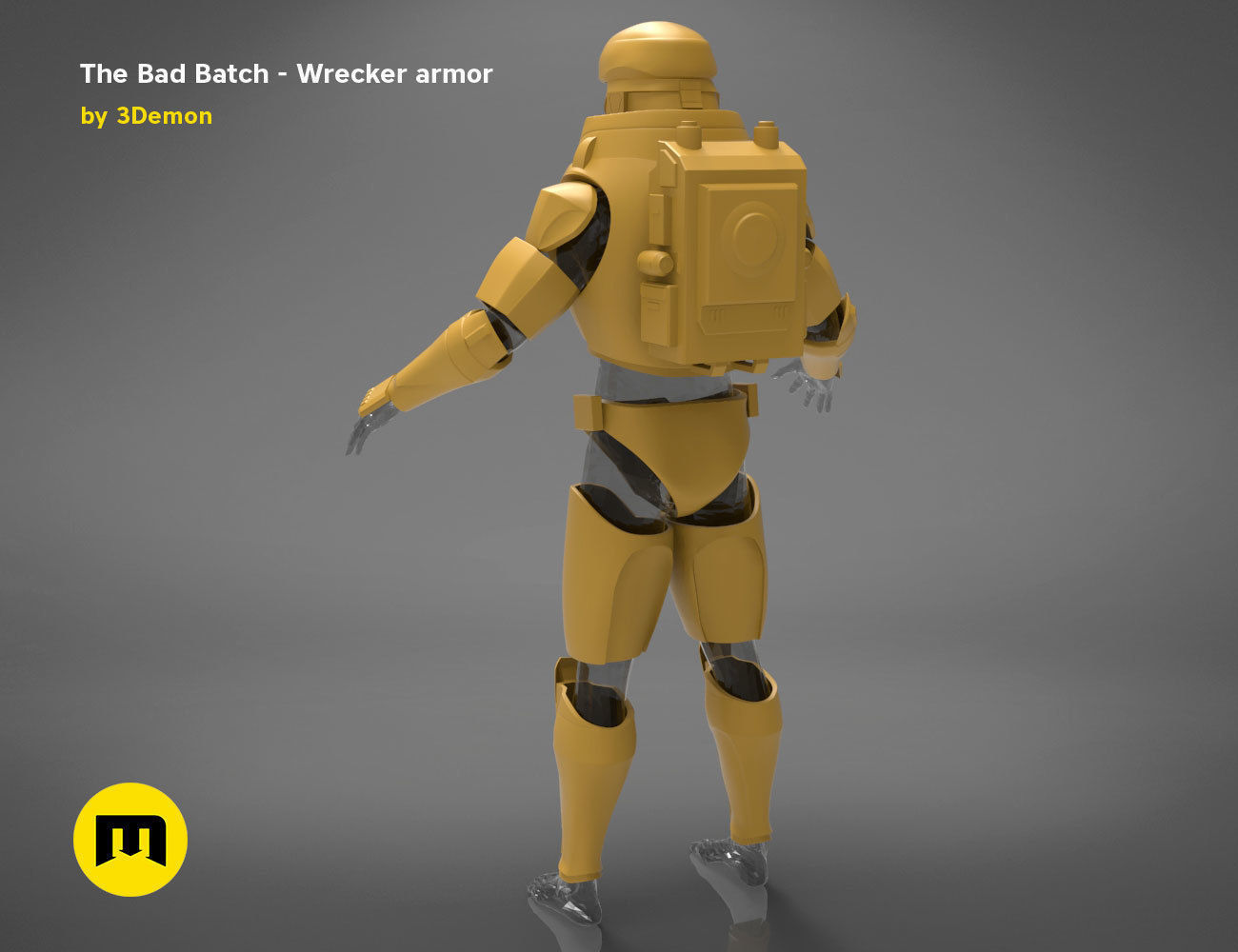 The Bad Batch Wrecker armor 3D print model_12