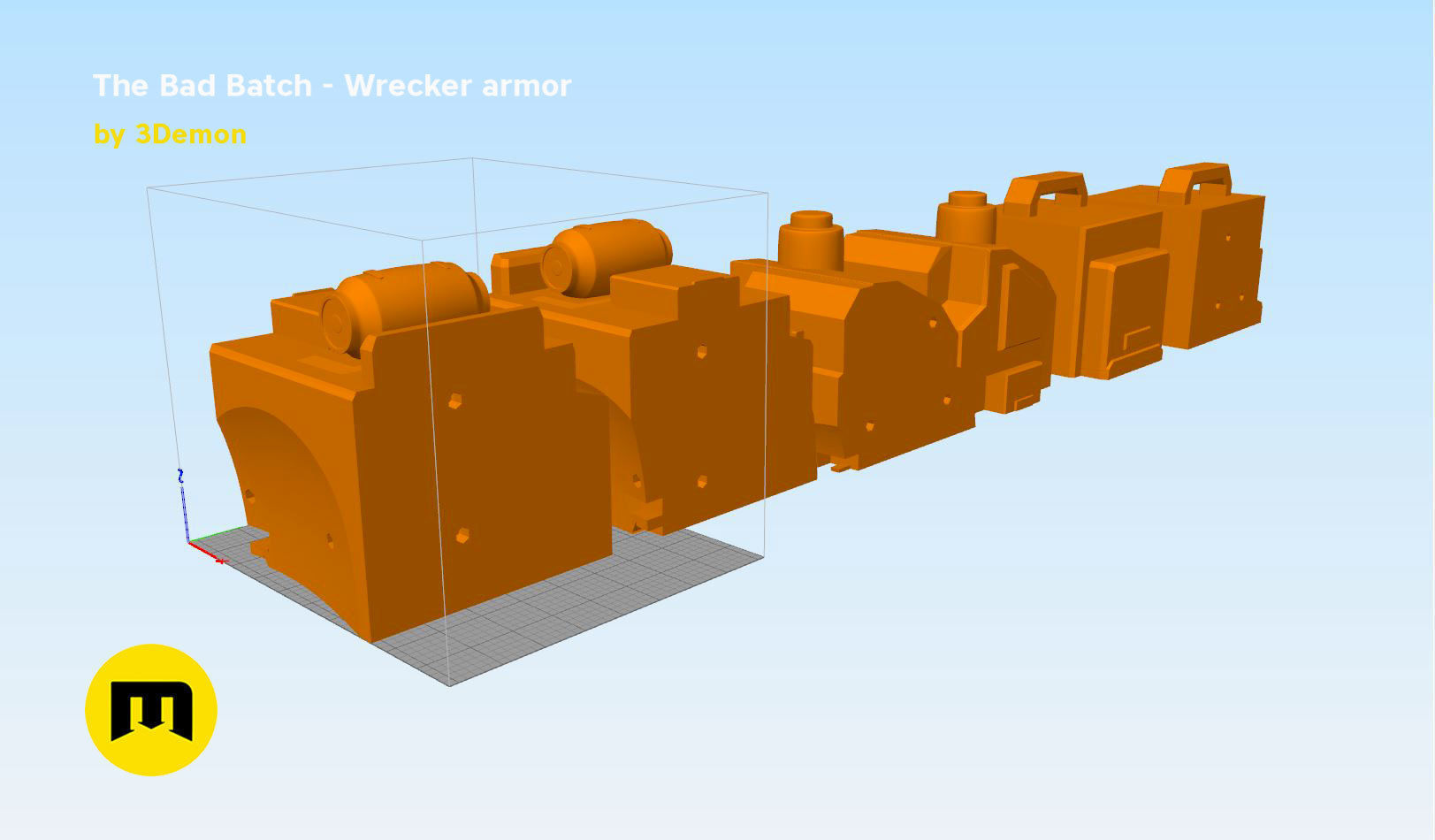 The Bad Batch Wrecker armor 3D print model_20