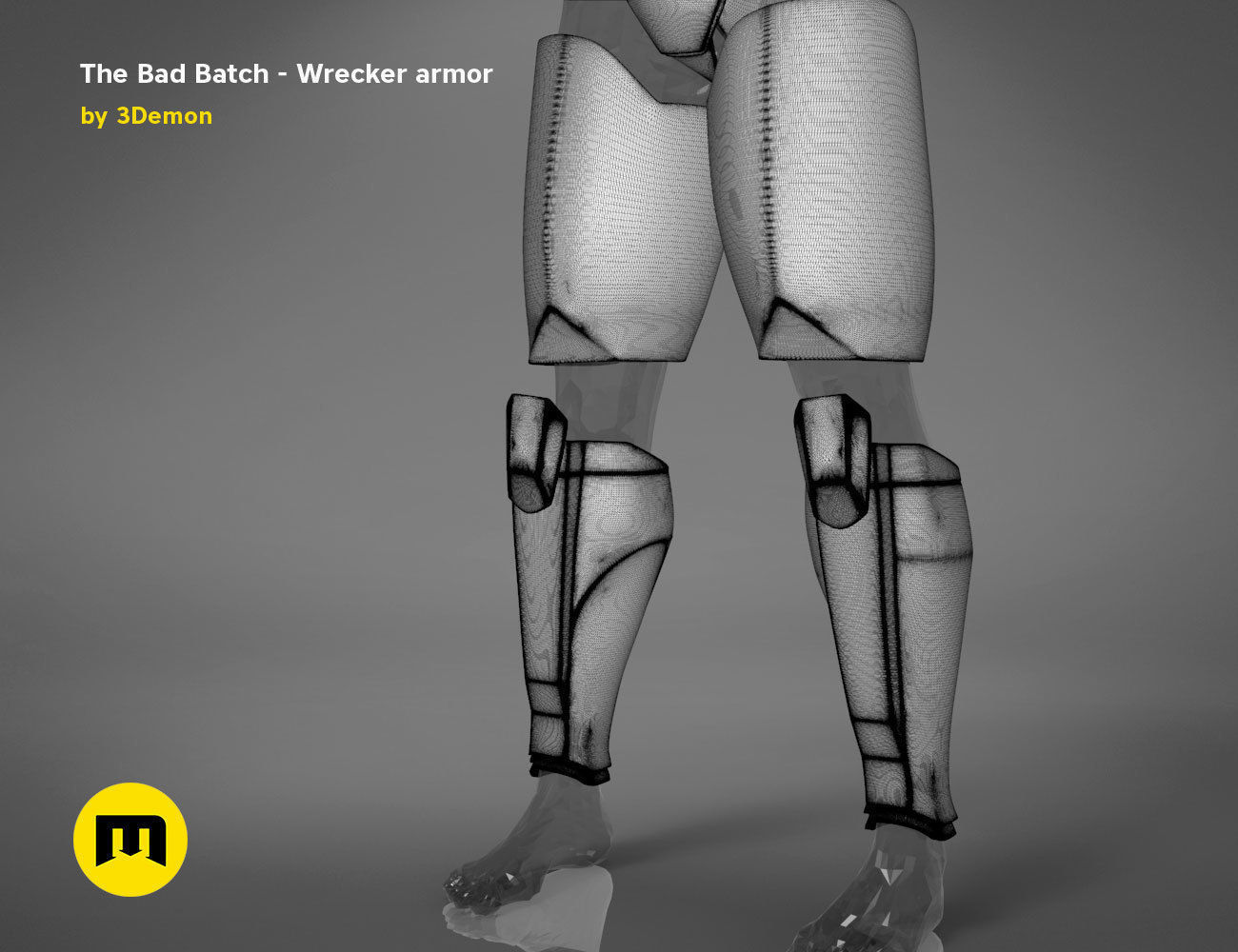 The Bad Batch Wrecker armor 3D print model_28