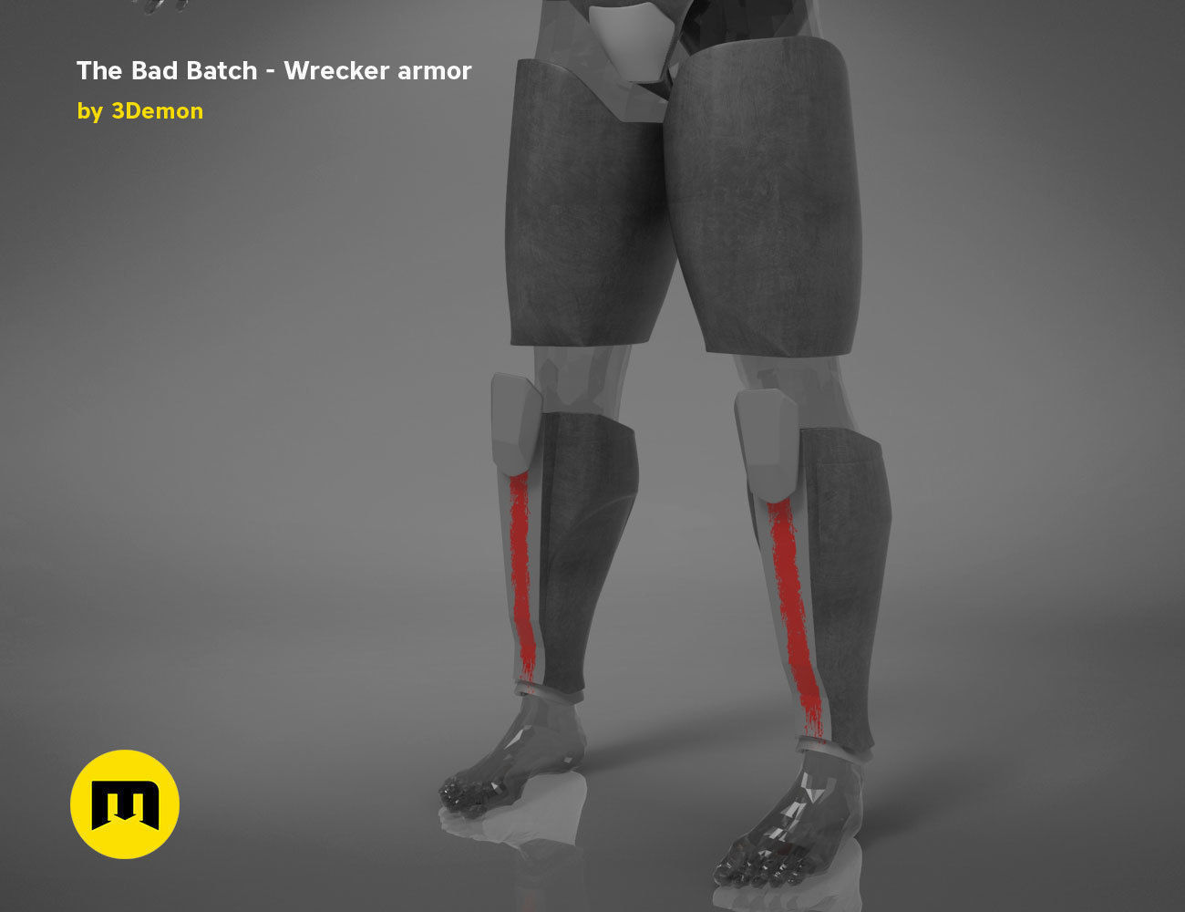 The Bad Batch Wrecker armor 3D print model_7