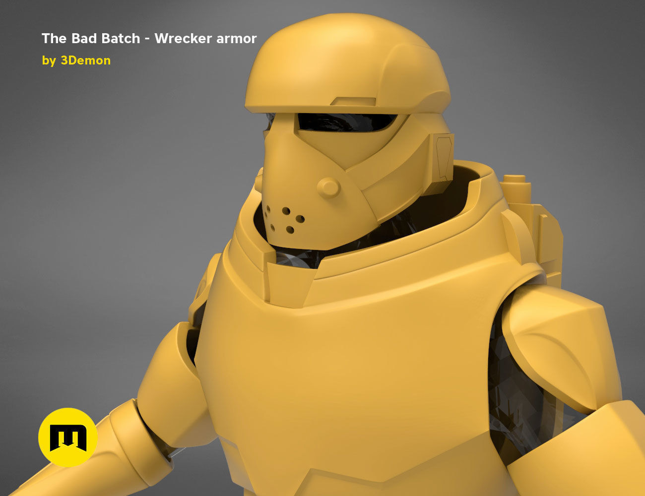 The Bad Batch Wrecker armor 3D print model_10