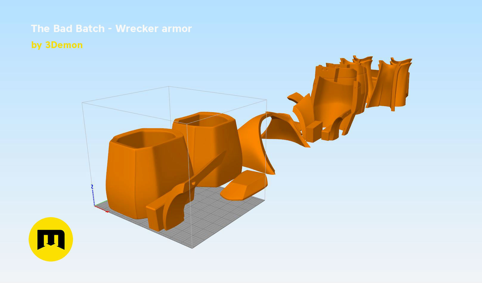 The Bad Batch Wrecker armor 3D print model_17