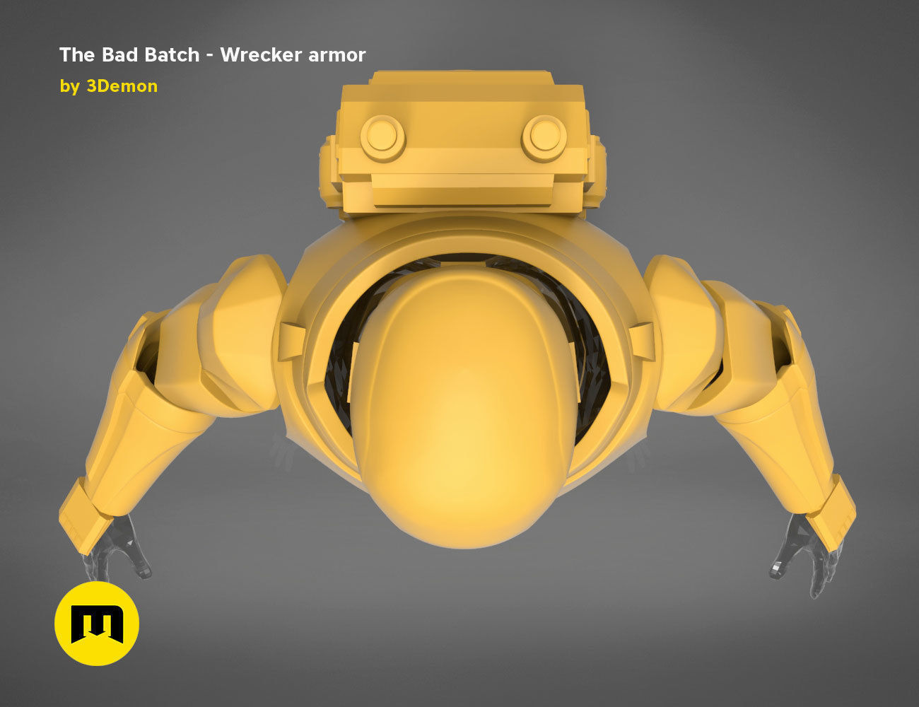 The Bad Batch Wrecker armor 3D print model_13