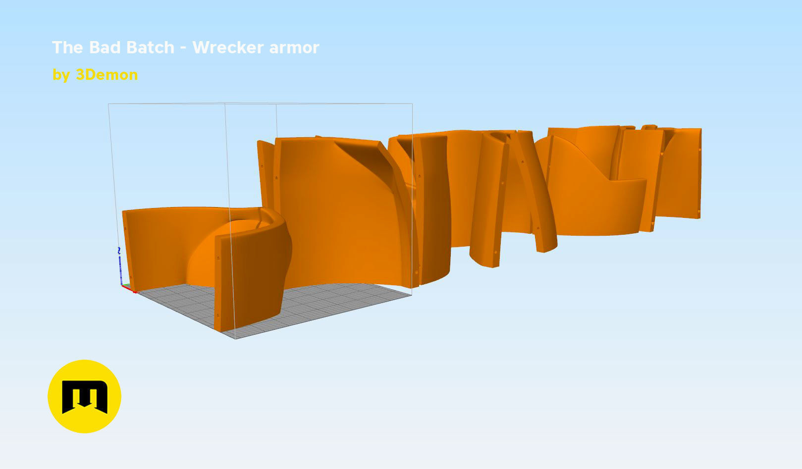 The Bad Batch Wrecker armor 3D print model_19