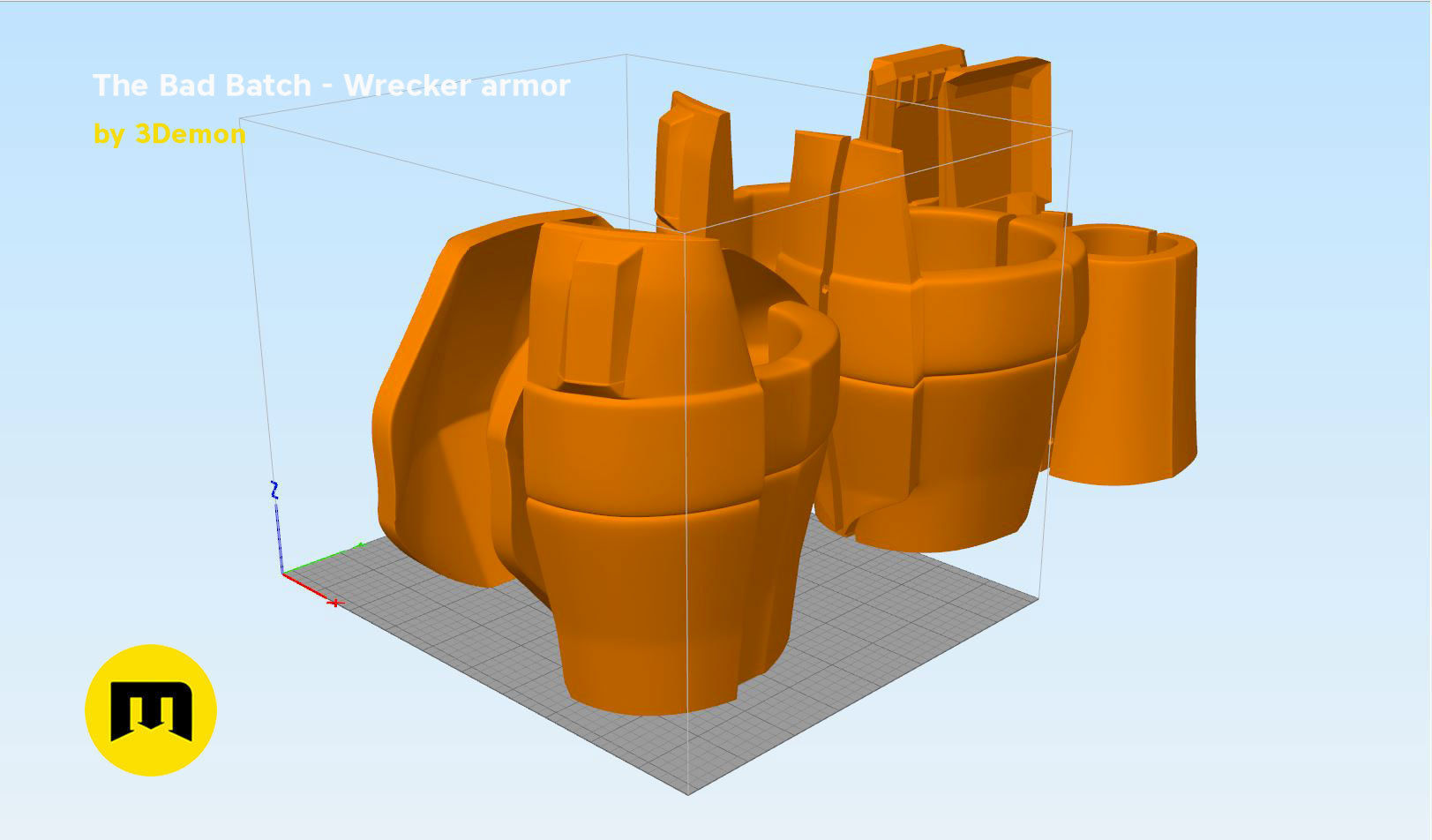 The Bad Batch Wrecker armor 3D print model_16