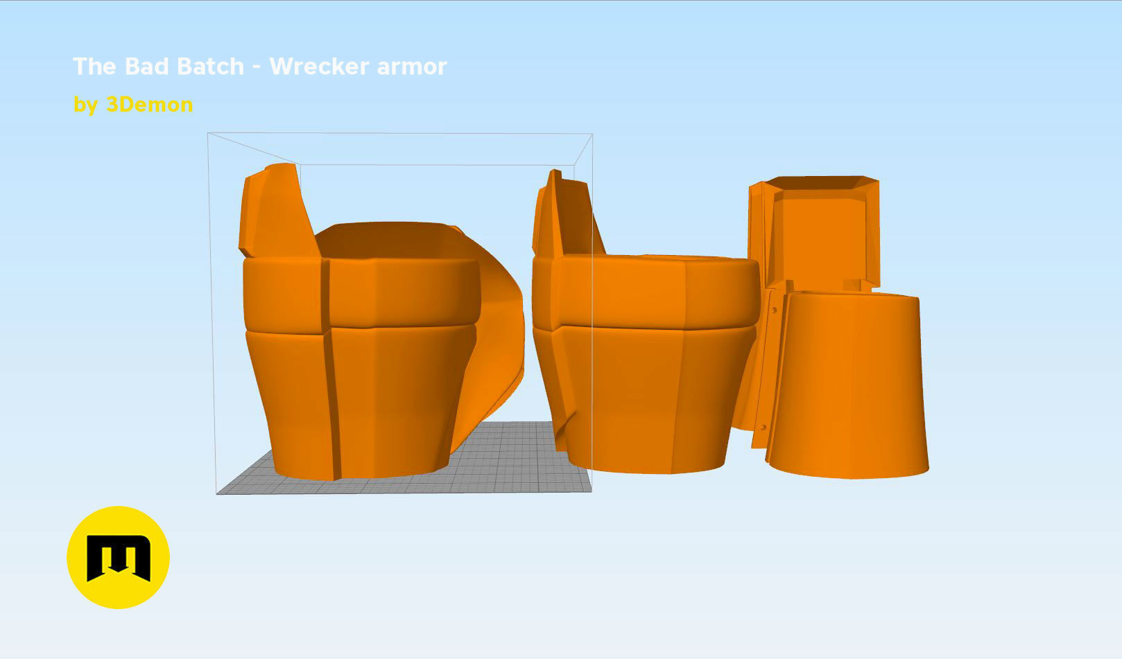 The Bad Batch Wrecker armor 3D print model_15