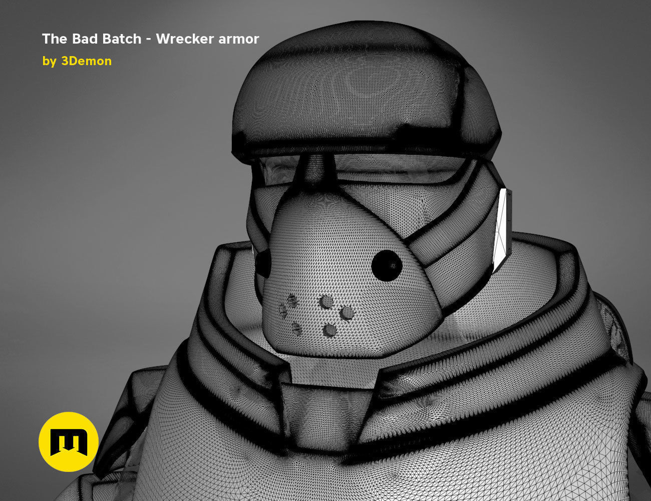 The Bad Batch Wrecker armor 3D print model_24