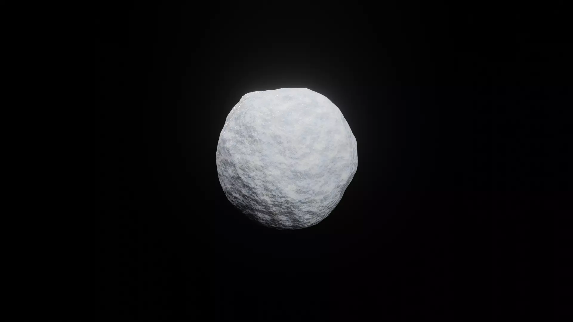 procedual snow shader 3D model