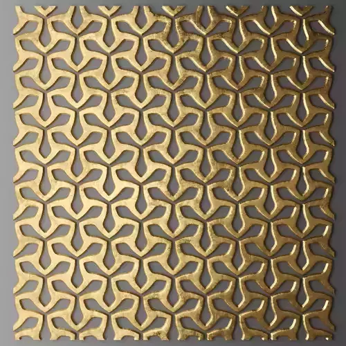 Panel lattice grille 3D 37