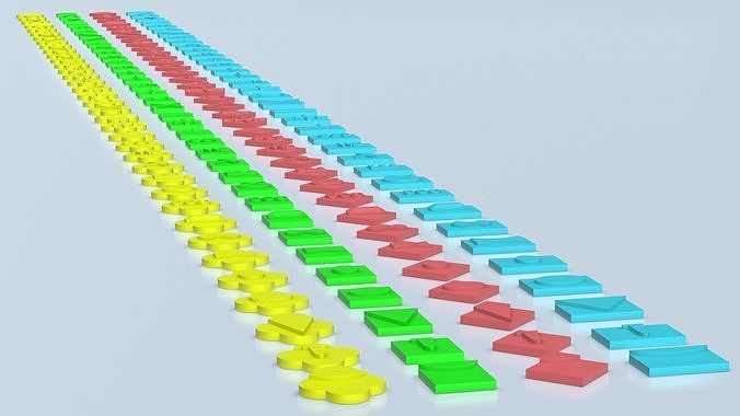 Nato Military Symbols 3D print model