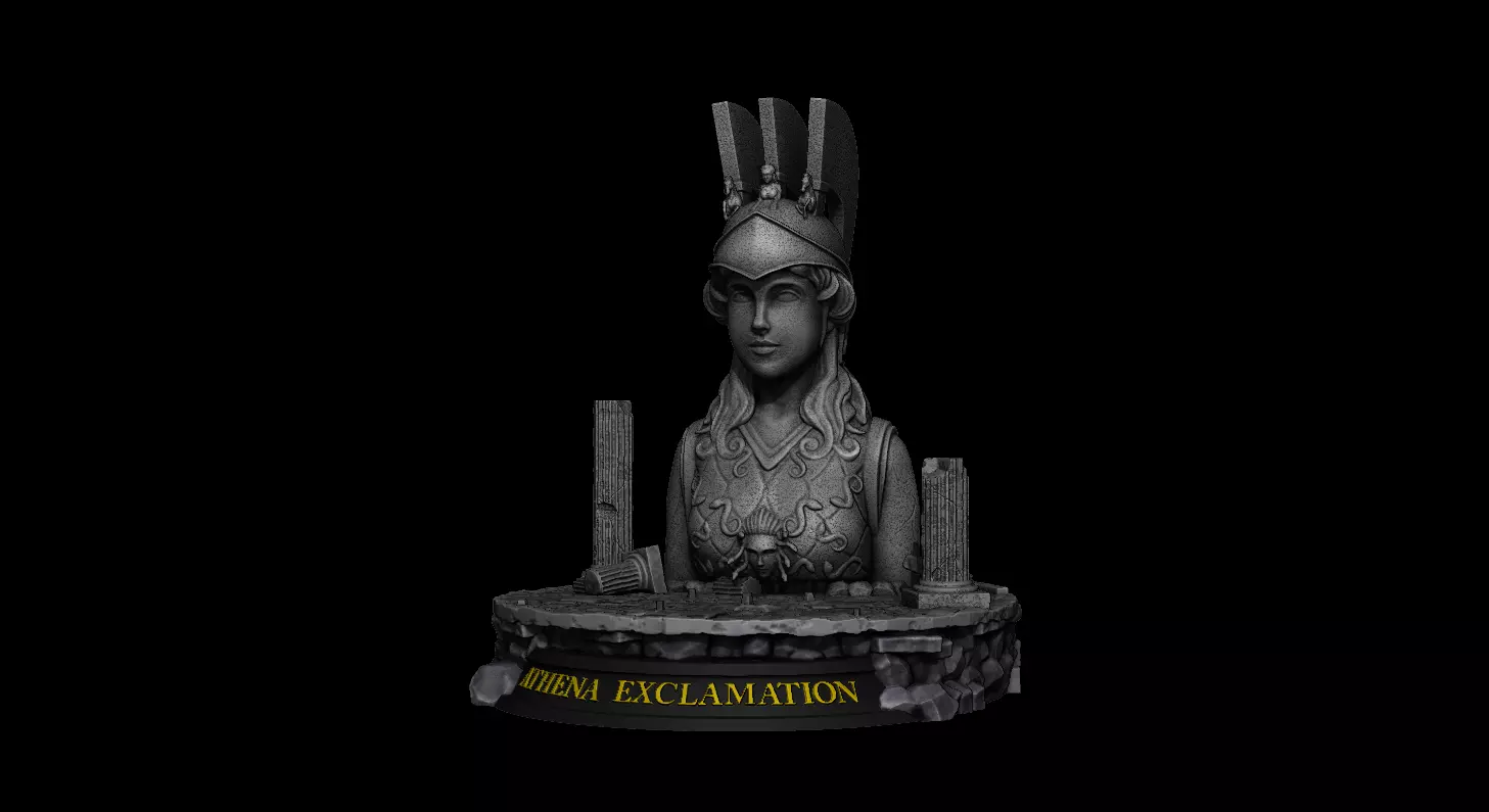 Athena Exclamation Basis 3D print model