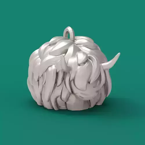 Bull ornament for Christmas tree 3D print model