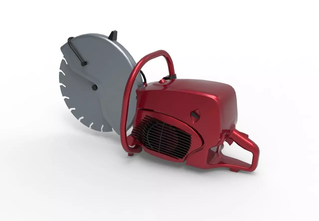 Cutter circular saw 3D model_0