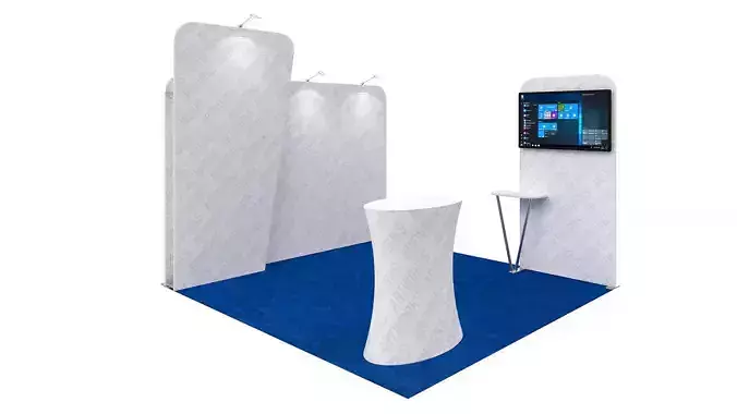 Exhibition booth 10x10ft 3DM018