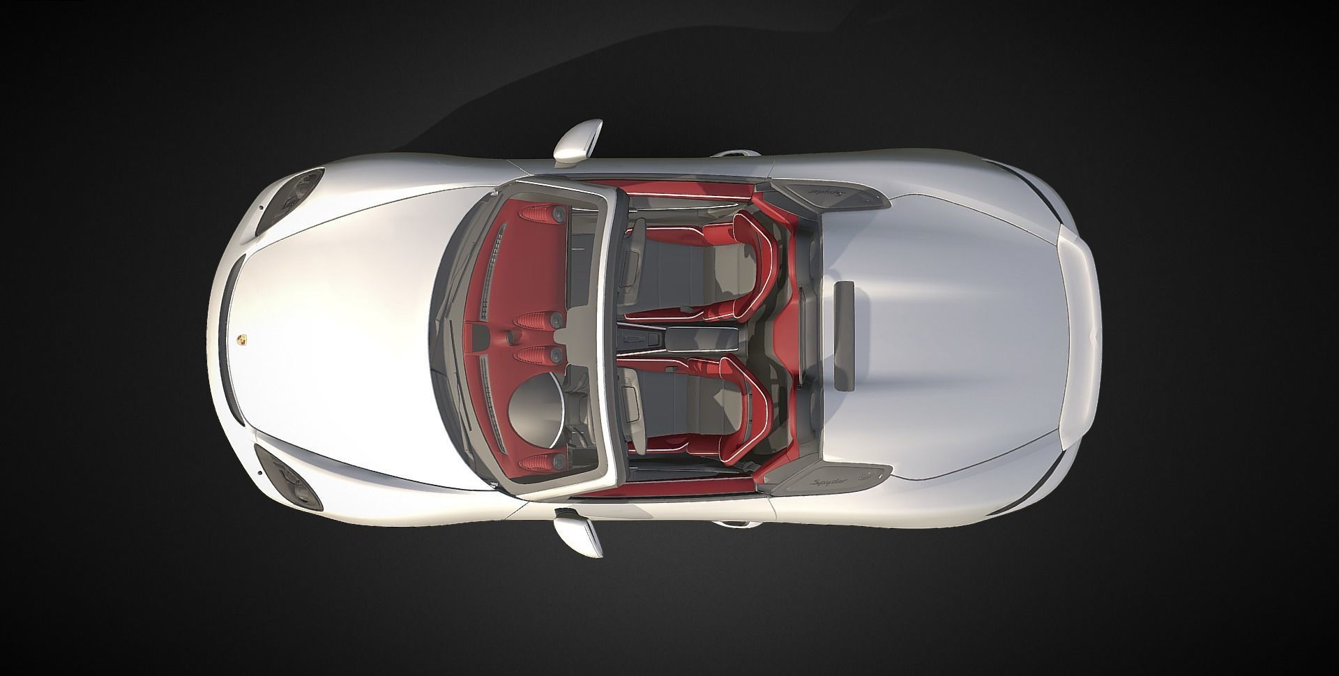 2020 Porsche 718 Spyder 3D model_6