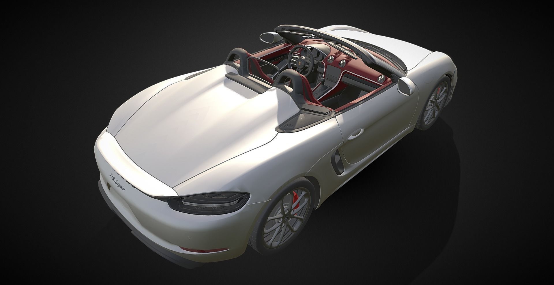 2020 Porsche 718 Spyder 3D model_3