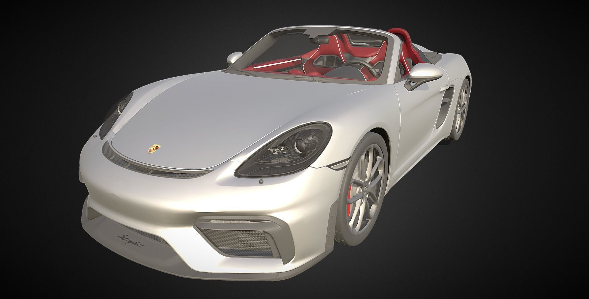2020 Porsche 718 Spyder 3D model_8