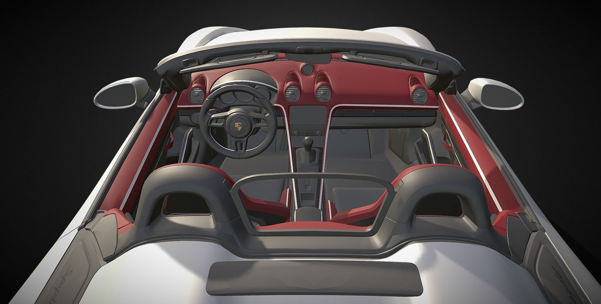 2020 Porsche 718 Spyder 3D model_1