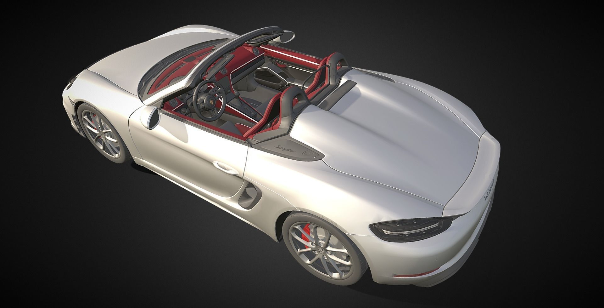 2020 Porsche 718 Spyder 3D model_5