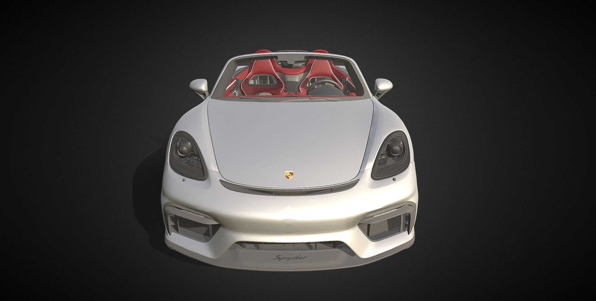 2020 Porsche 718 Spyder 3D model_7